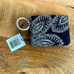 Vera Bradley NWT - campus double ID wallet - blanco bouquet